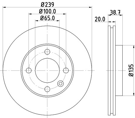 Mintex Remschijven MDC365