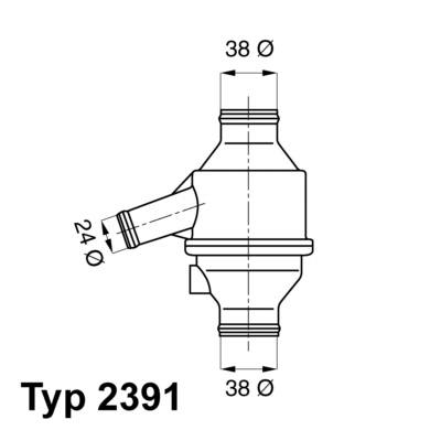 Wahler Thermostaat 2391.75