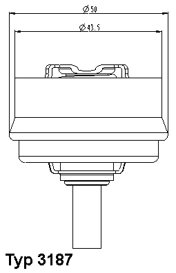 Wahler Thermostaat 3187.73