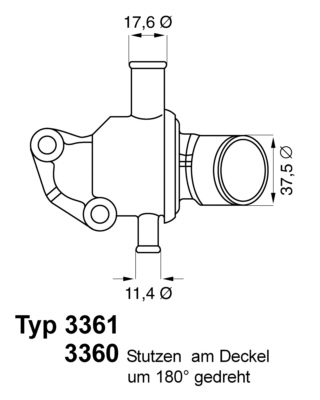 Wahler Thermostaat 3360.87D