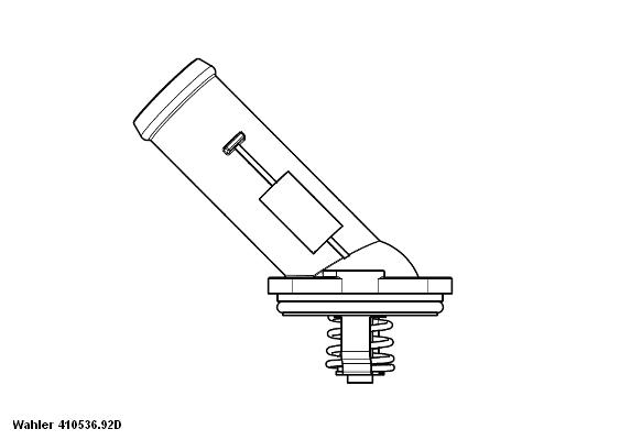 Wahler Thermostaat 410536.92D