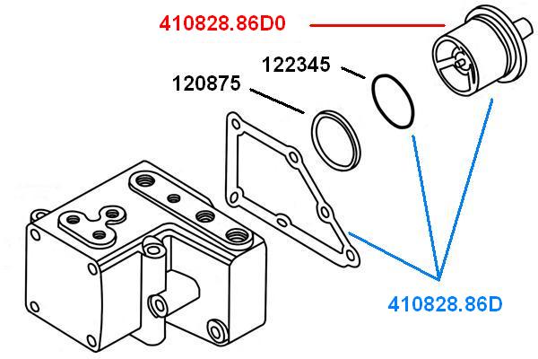 Wahler Thermostaat 410828.86D