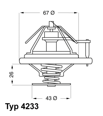 Wahler Thermostaat 4233.84D