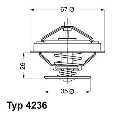 Wahler Thermostaat 4236.88D