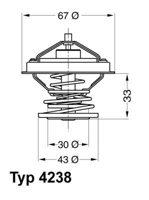 Wahler Thermostaat 4238.92D