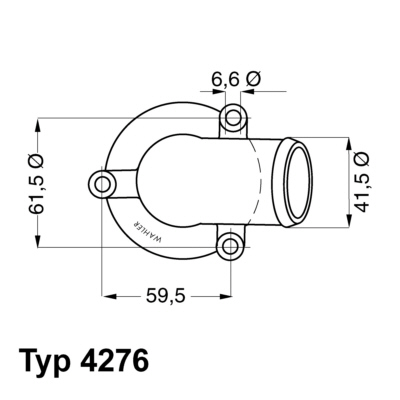 Wahler Thermostaat 4276.87D