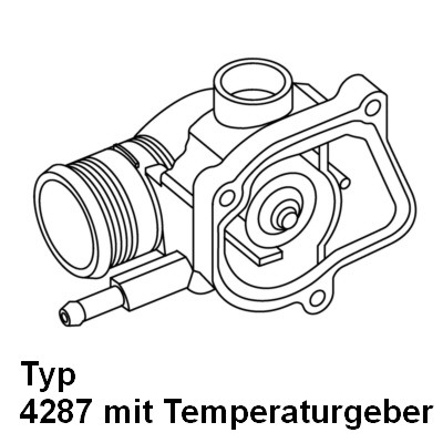 Wahler Thermostaat 4287.92D