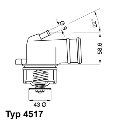 Wahler Thermostaat 4517.87D