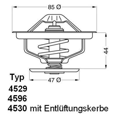 Wahler Thermostaat 4529.70