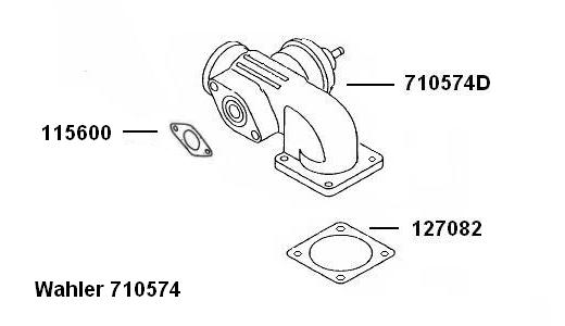 Wahler EGR-klep 710574D