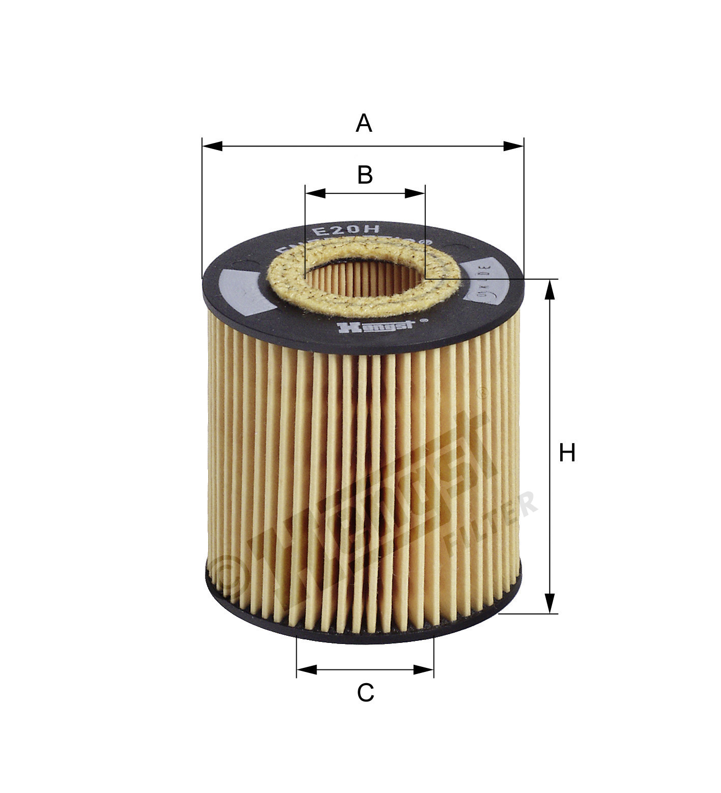 Hengst Filter Oliefilter E20H D79
