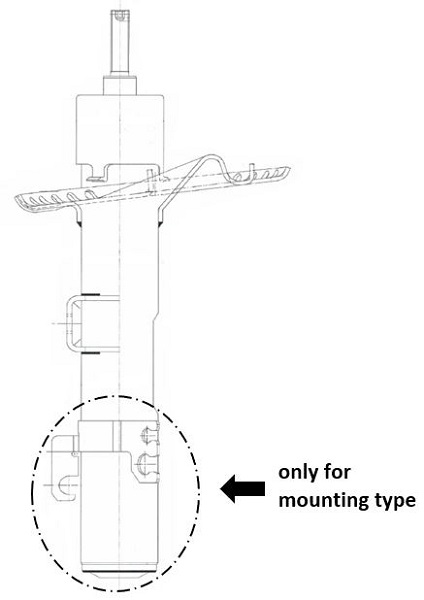 KYB Schokdemper 335607