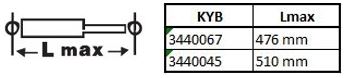 KYB Schokdemper 3440067