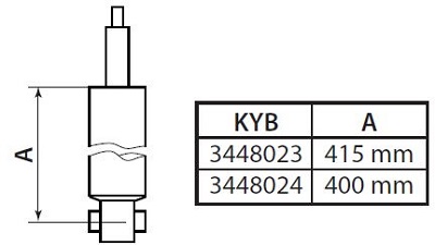 KYB Schokdemper 3448023