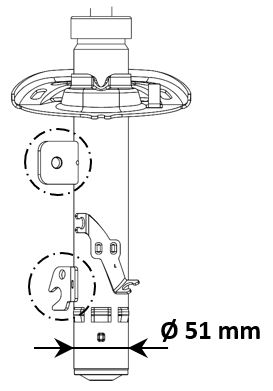 KYB Schokdemper 3338055