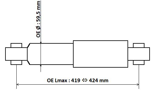 KYB Schokdemper 3450001