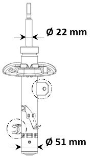 KYB Schokdemper 3338061