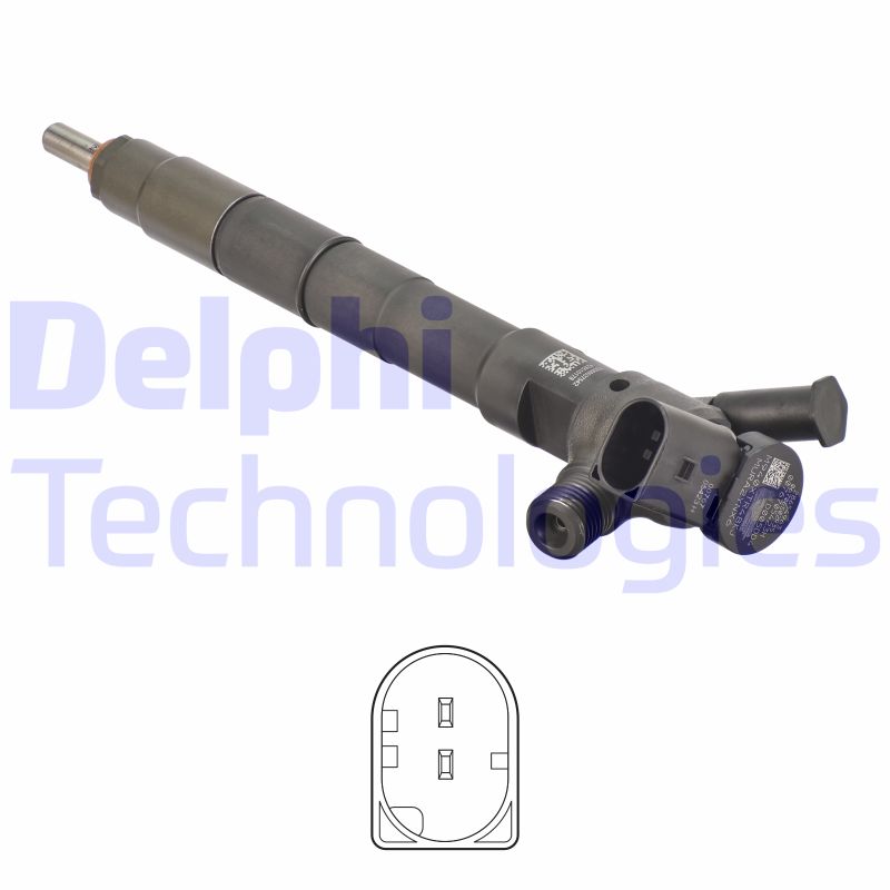 Delphi Diesel Verstuiver/Injector 28654963
