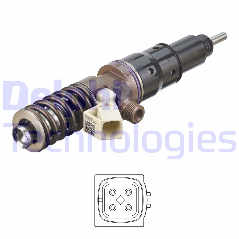 Delphi Diesel Verstuiver/Injector 42015558