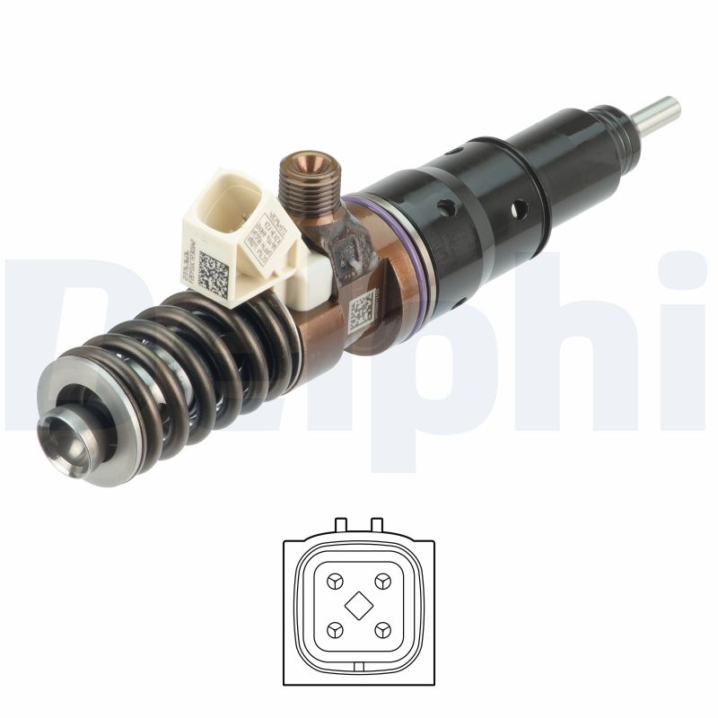 Delphi Diesel Verstuiver/Injector 42015559