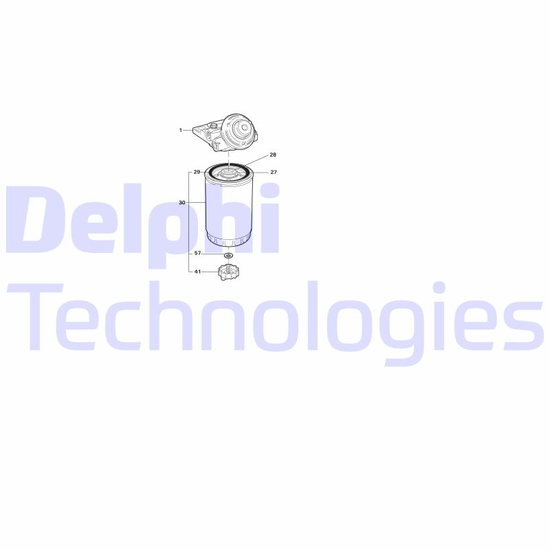 Delphi Diesel Brandstoffilter 5871020