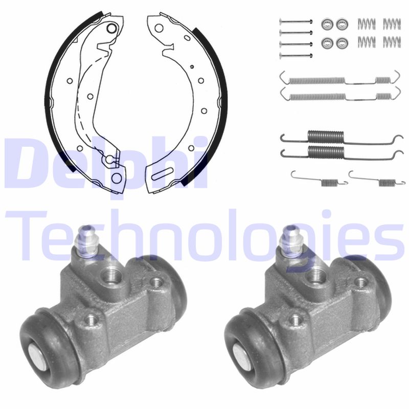 Delphi Diesel Remschoen set 975