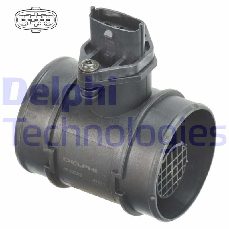 Delphi Diesel Luchtmassameter AF10302-12B1