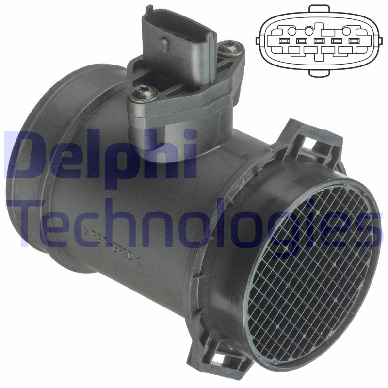 Delphi Diesel Luchtmassameter AF10375-12B1