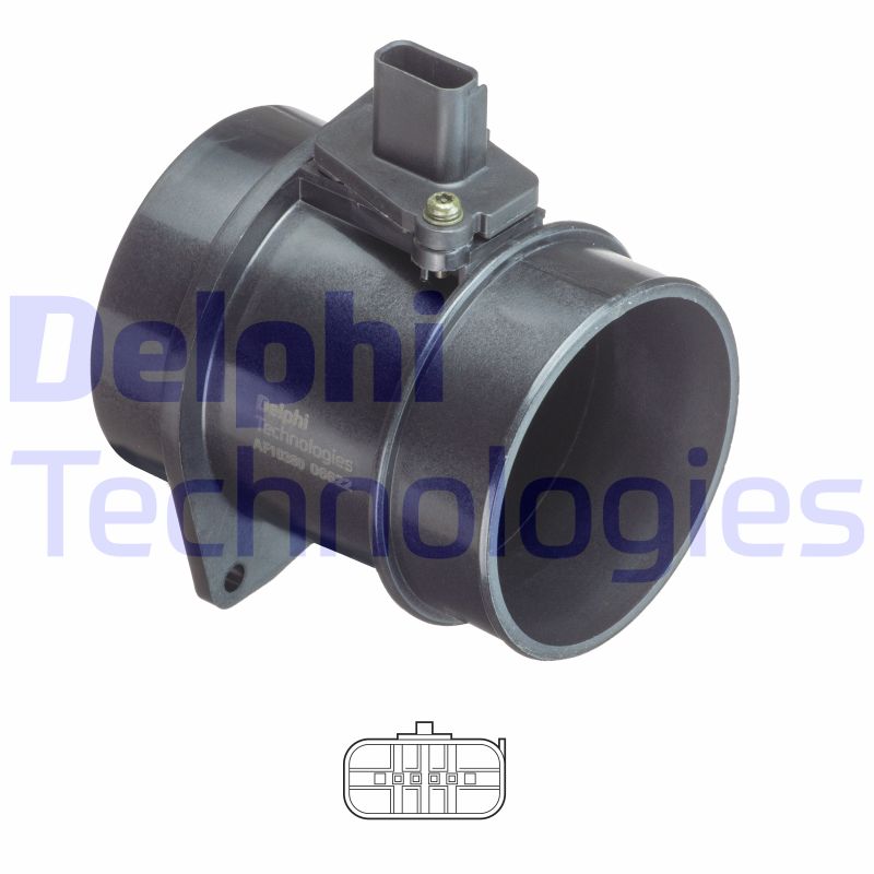 Delphi Diesel Luchtmassameter AF10380-12B1
