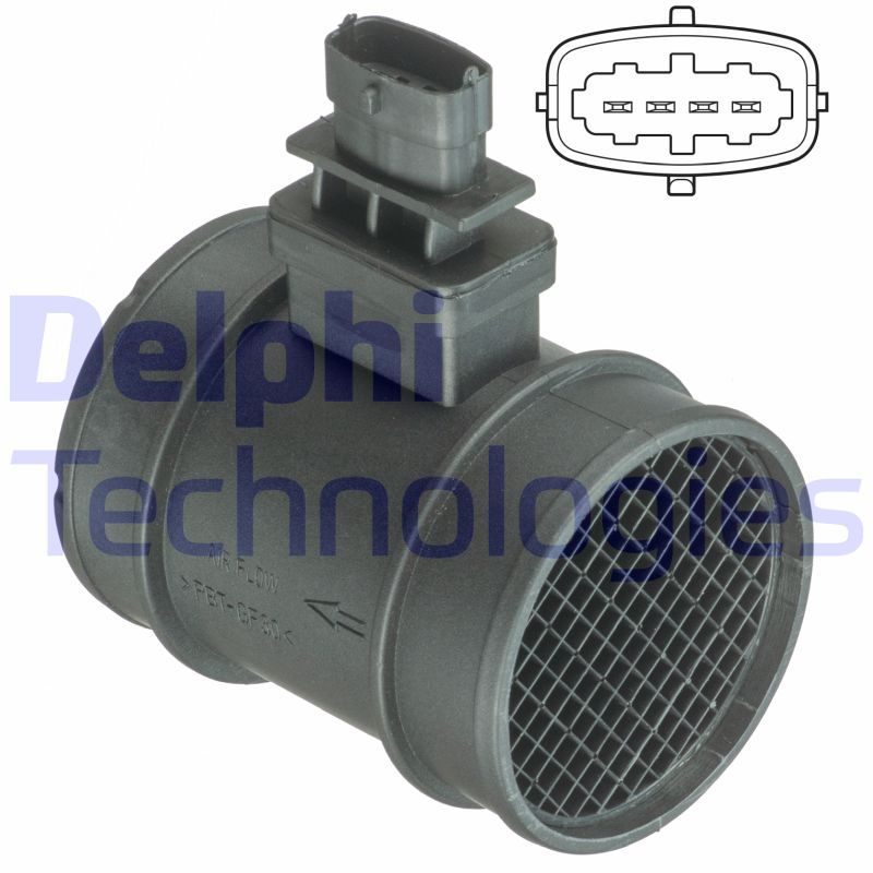 Delphi Diesel Luchtmassameter AF10400-12B1