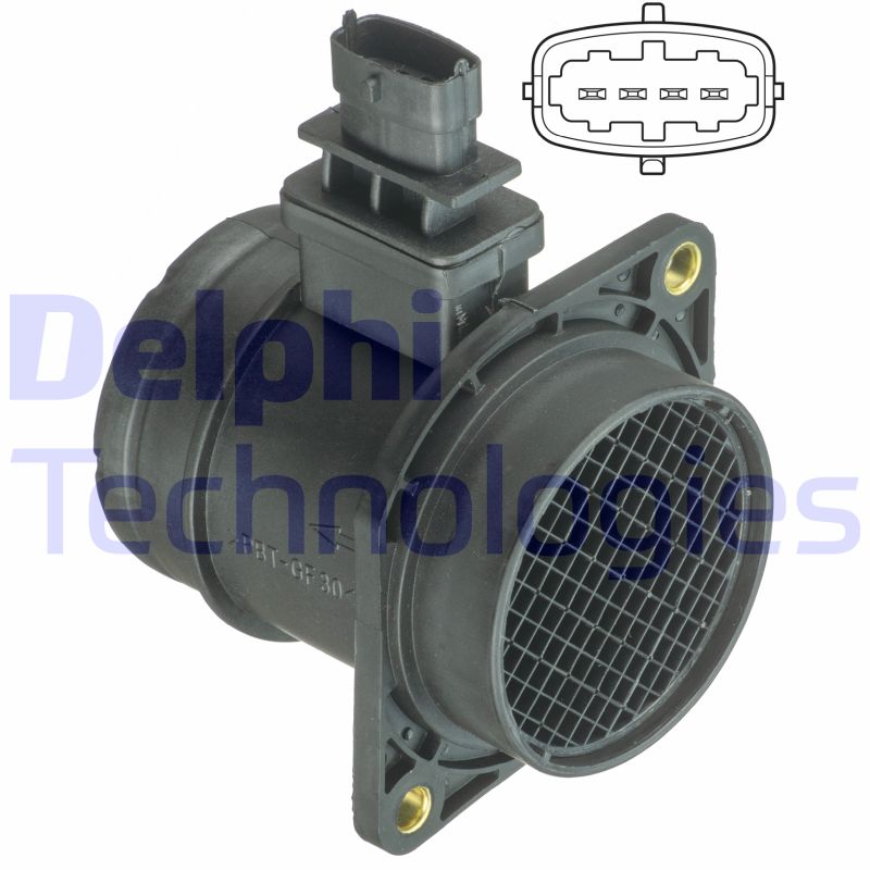 Delphi Diesel Luchtmassameter AF10403-12B1