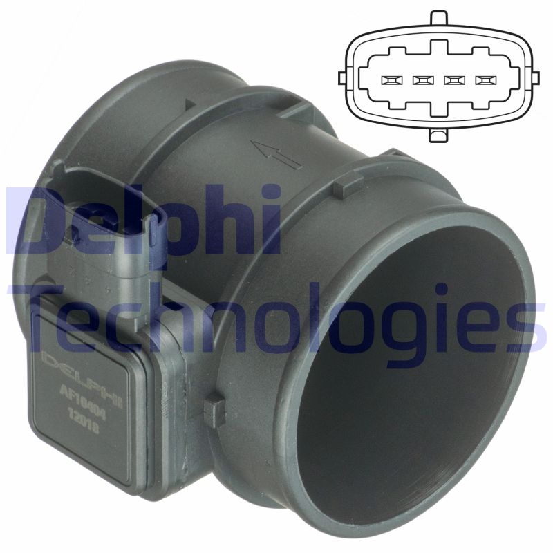 Delphi Diesel Luchtmassameter AF10404-12B1