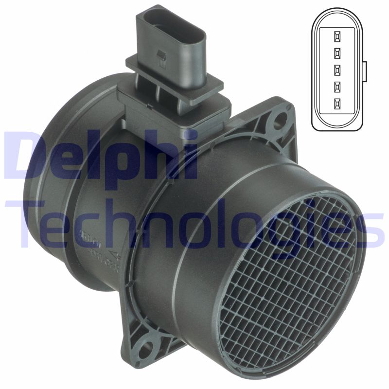 Delphi Diesel Luchtmassameter AF10407-12B1