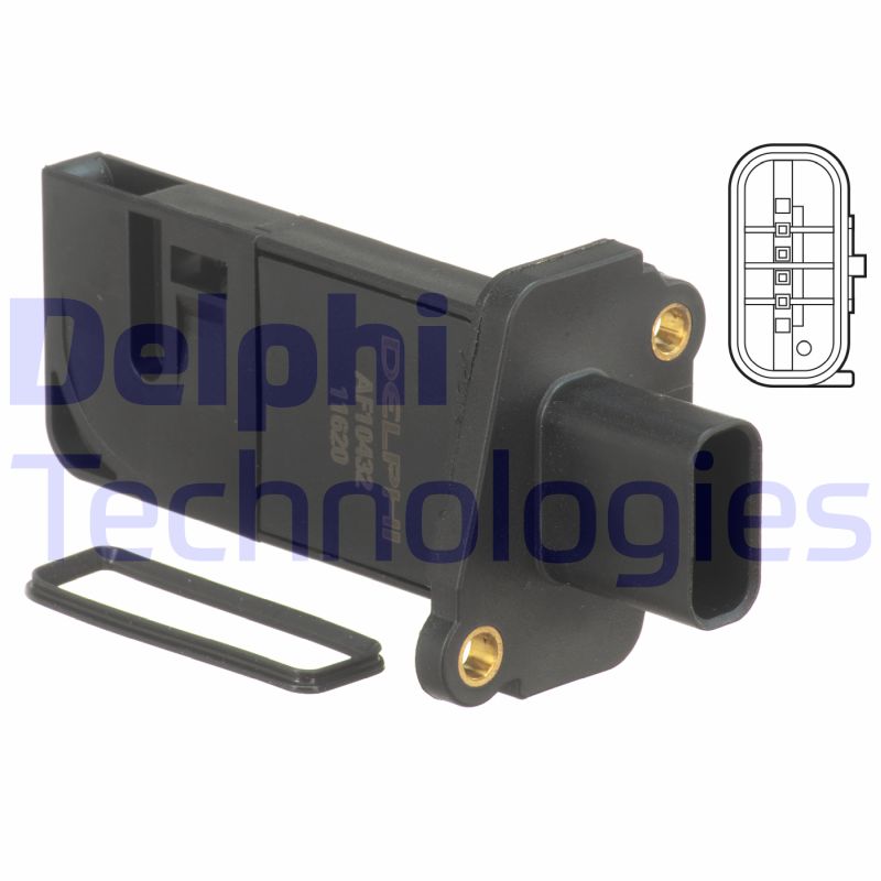 Delphi Diesel Luchtmassameter AF10432-12B1