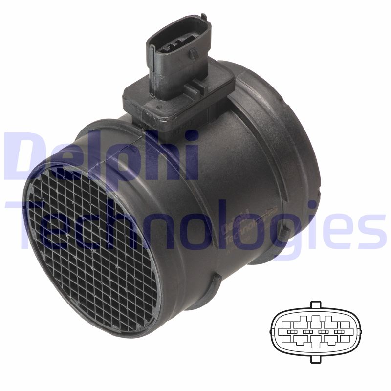Delphi Diesel Luchtmassameter AF10633-12B1
