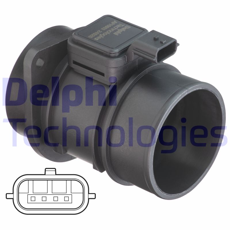 Delphi Diesel Luchtmassameter AF10653-12B1