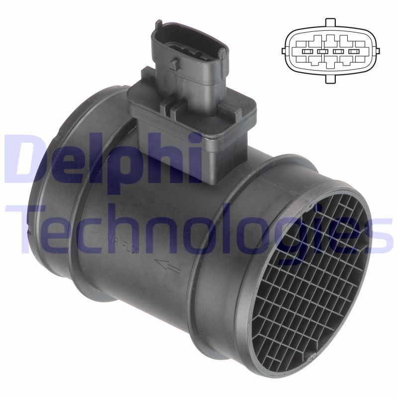 Delphi Diesel Luchtmassameter AF10698-12B1