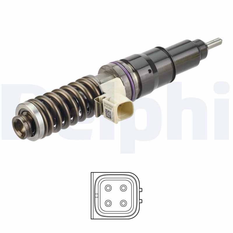 Delphi Diesel Verstuiver/Injector BEBE4D44001