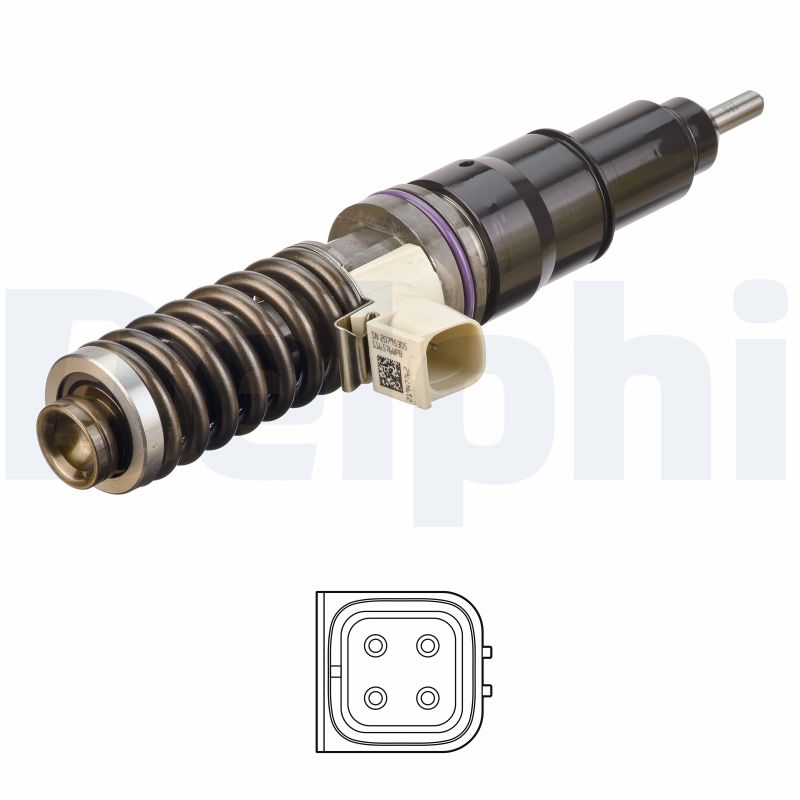 Delphi Diesel Verstuiver/Injector BEBE4D45001