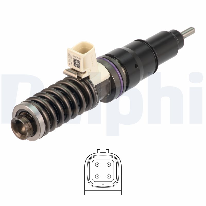 Delphi Diesel Verstuiver/Injector BEBE4D46001