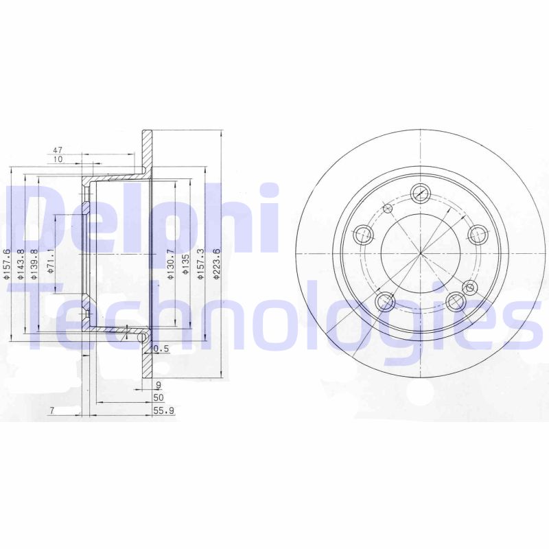 Delphi Diesel Remschijven BG2528