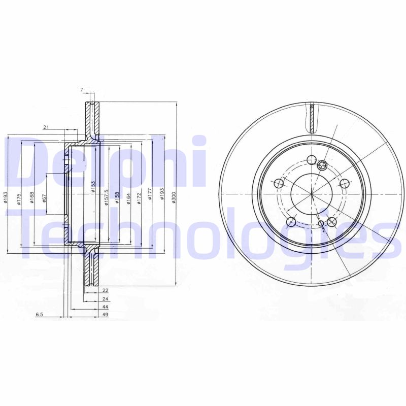 Delphi Diesel Remschijven BG2776