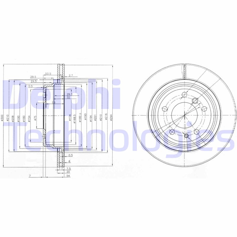 Delphi Diesel Remschijven BG3214