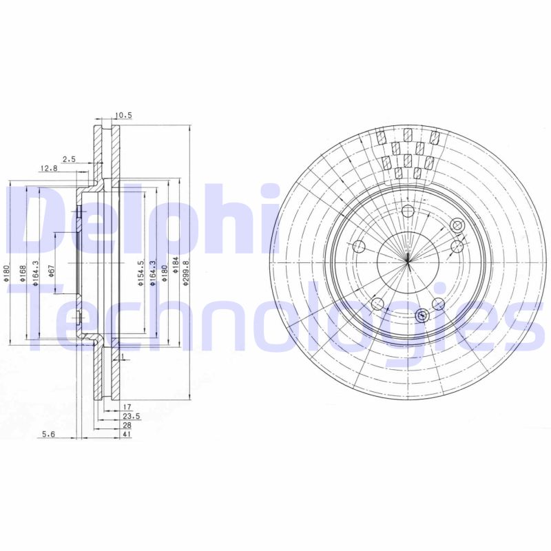 Delphi Diesel Remschijven BG3396