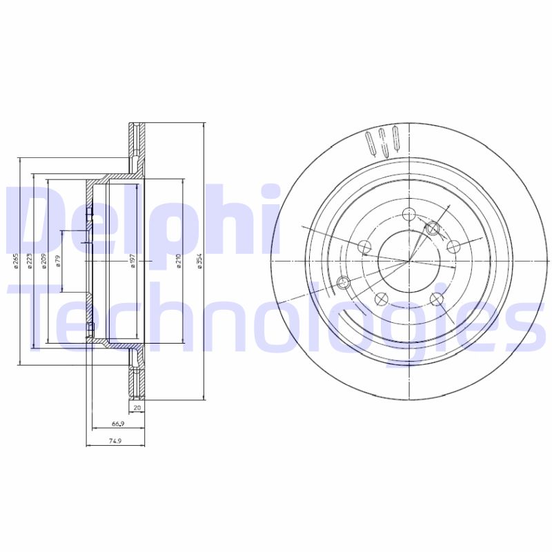 Delphi Diesel Remschijven BG4021C