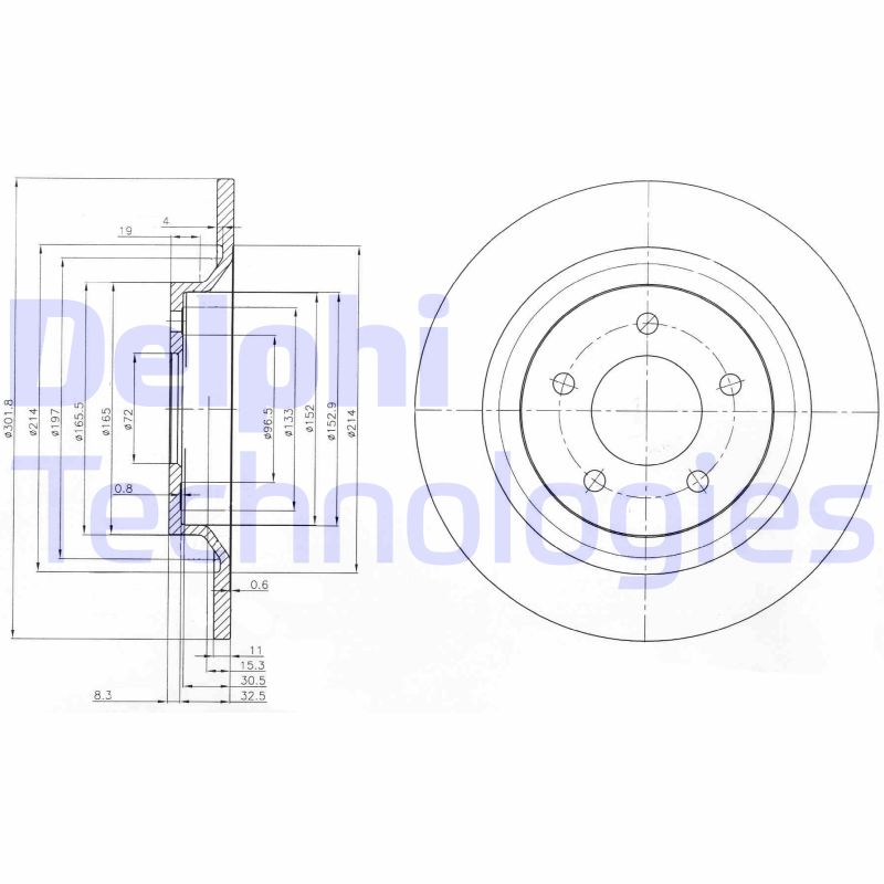 Delphi Diesel Remschijven BG4026