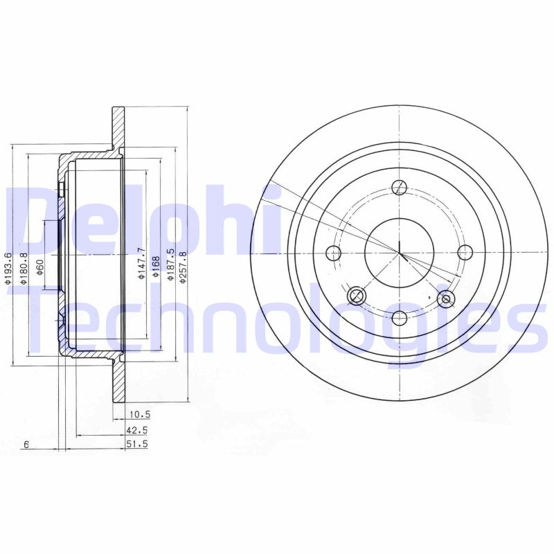 Delphi Diesel Remschijven BG4091