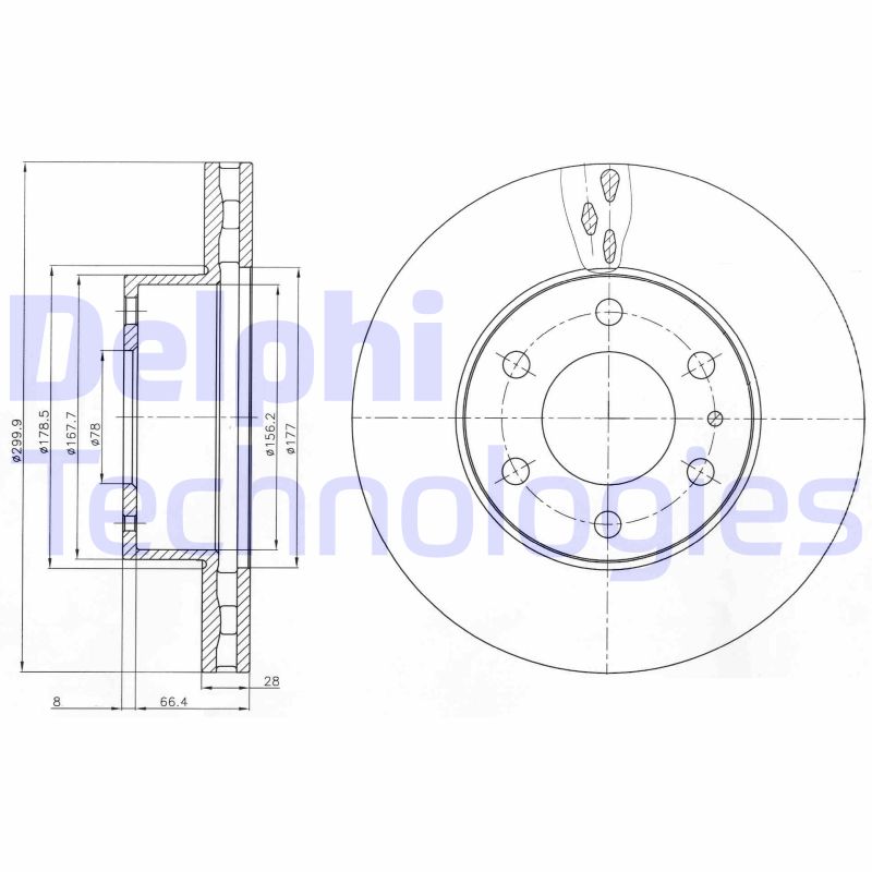 Delphi Diesel Remschijven BG4100