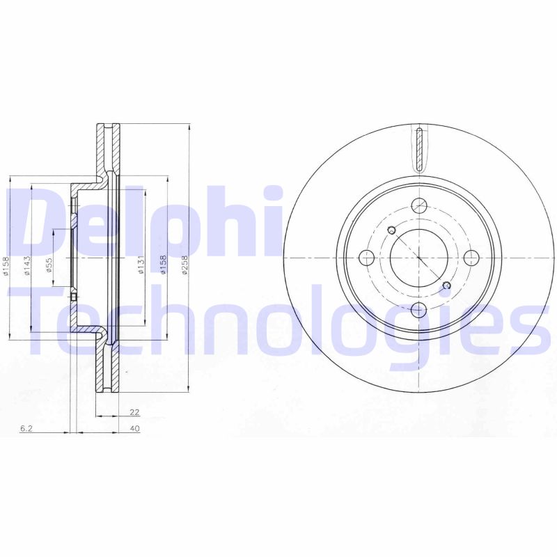 Delphi Diesel Remschijven BG4116C