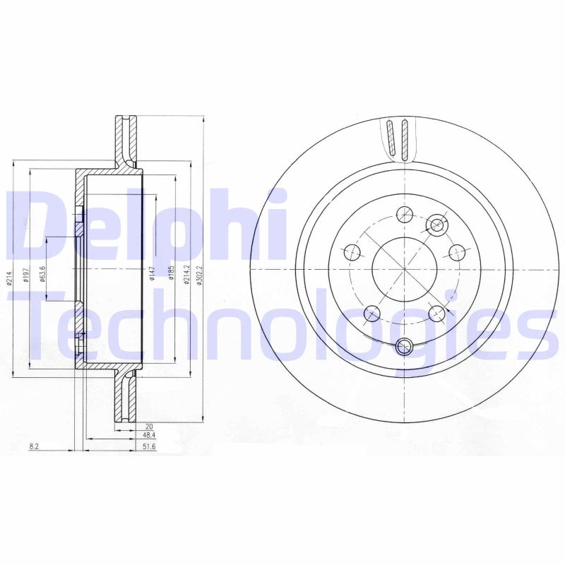 Delphi Diesel Remschijven BG4125